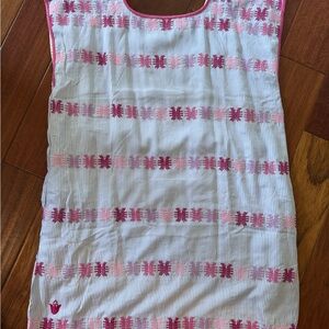 Pink and White Striped Women's Dress